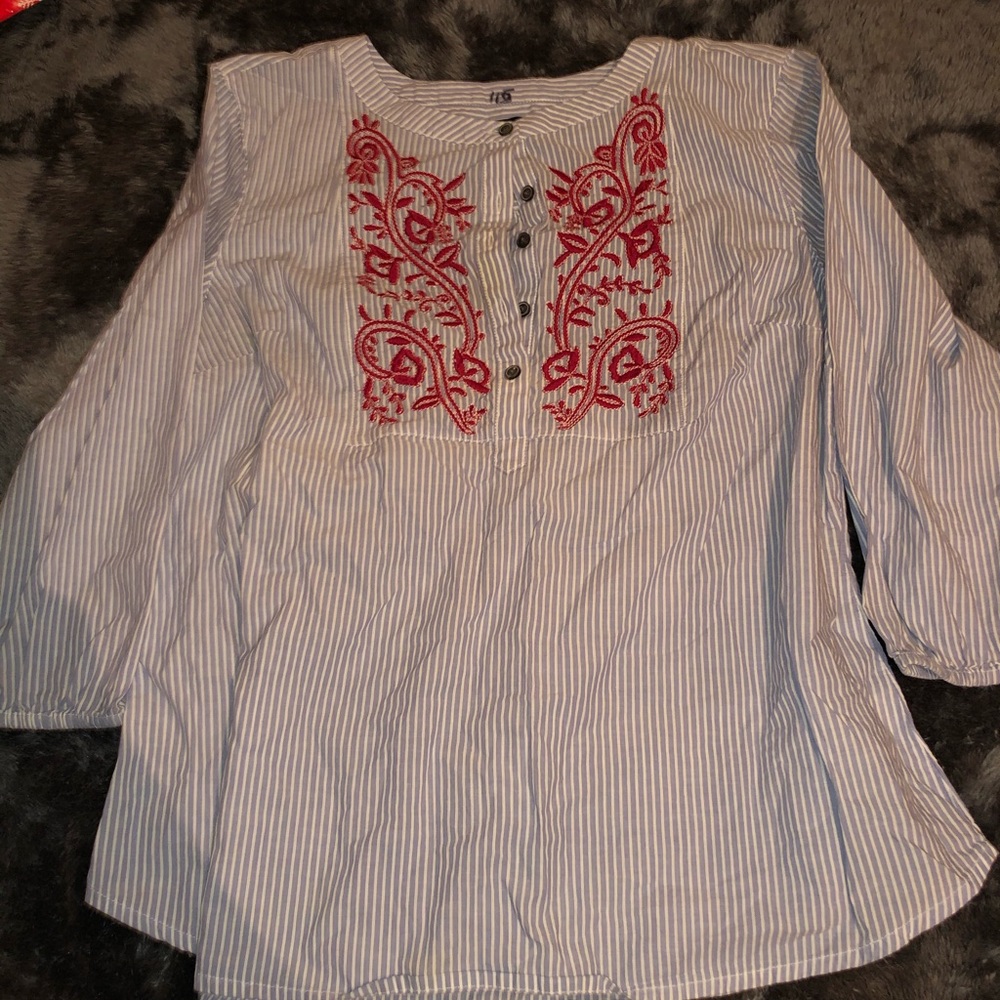 Blue blouse, never worn